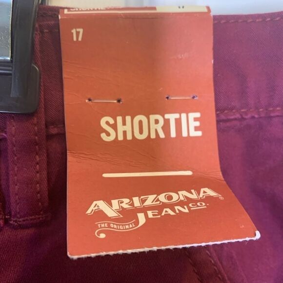 Arizona  Deep Ruby Shortie  Shorts Size 17 - Picture 4 of 9